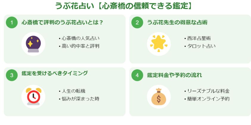 うぶ花占い【心斎橋の信頼できる鑑定】